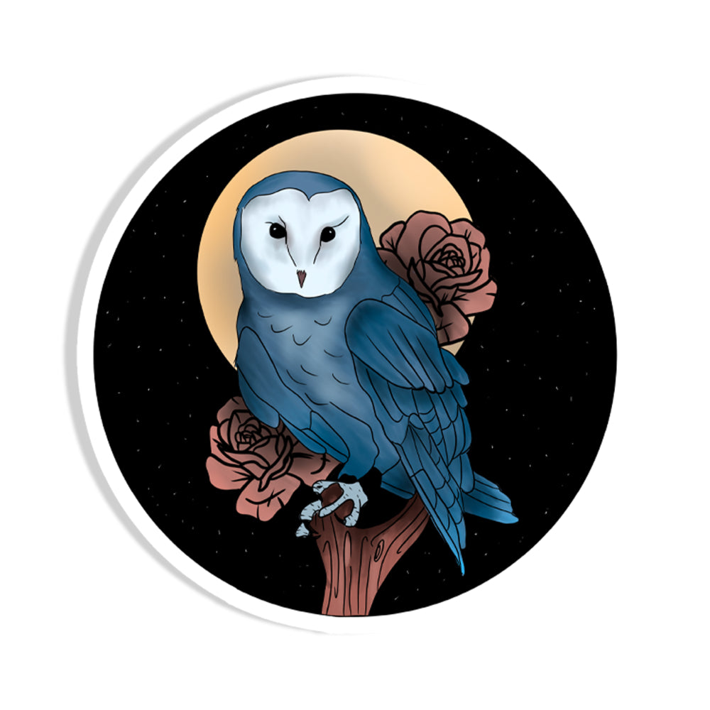 Owl Vinyl Sticker