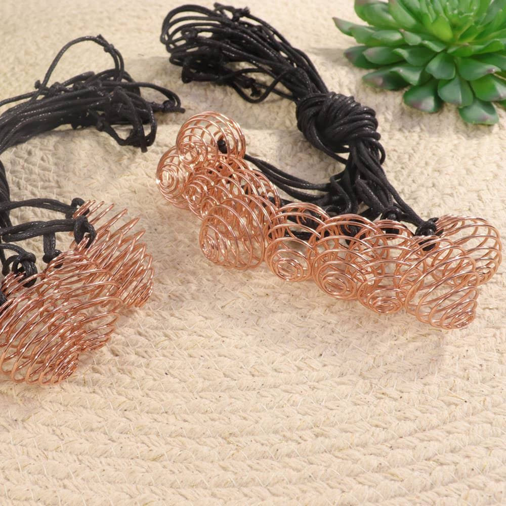 Copper Cage Necklace