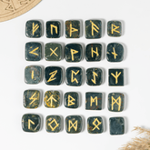 Futhark Rune Set Bloodstone