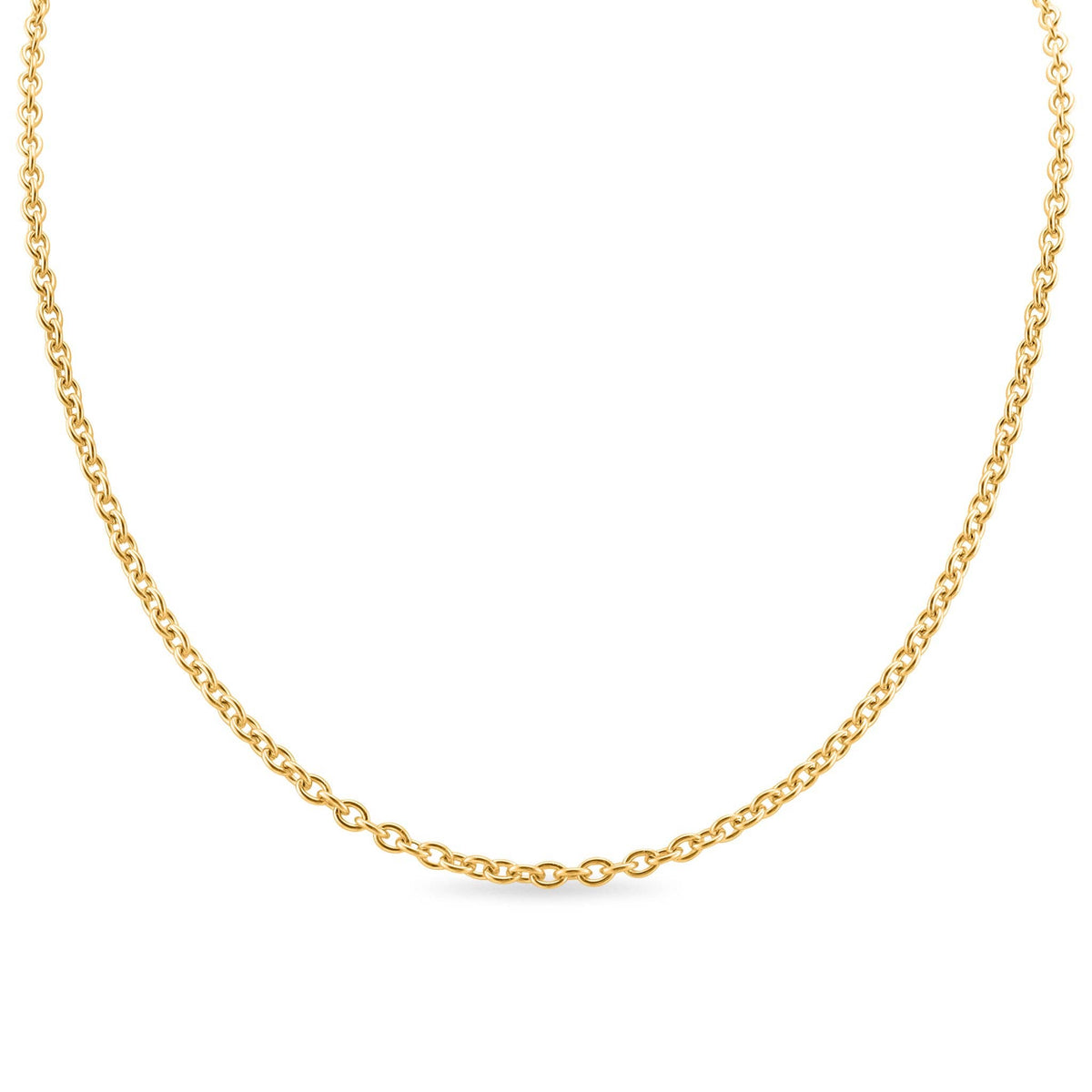 Stainless Steel Loop Chain Necklace