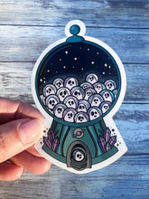 Spooky Gumball Machine Sticker, Halloween Stickers
