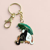 Umbrella Cats Keychain