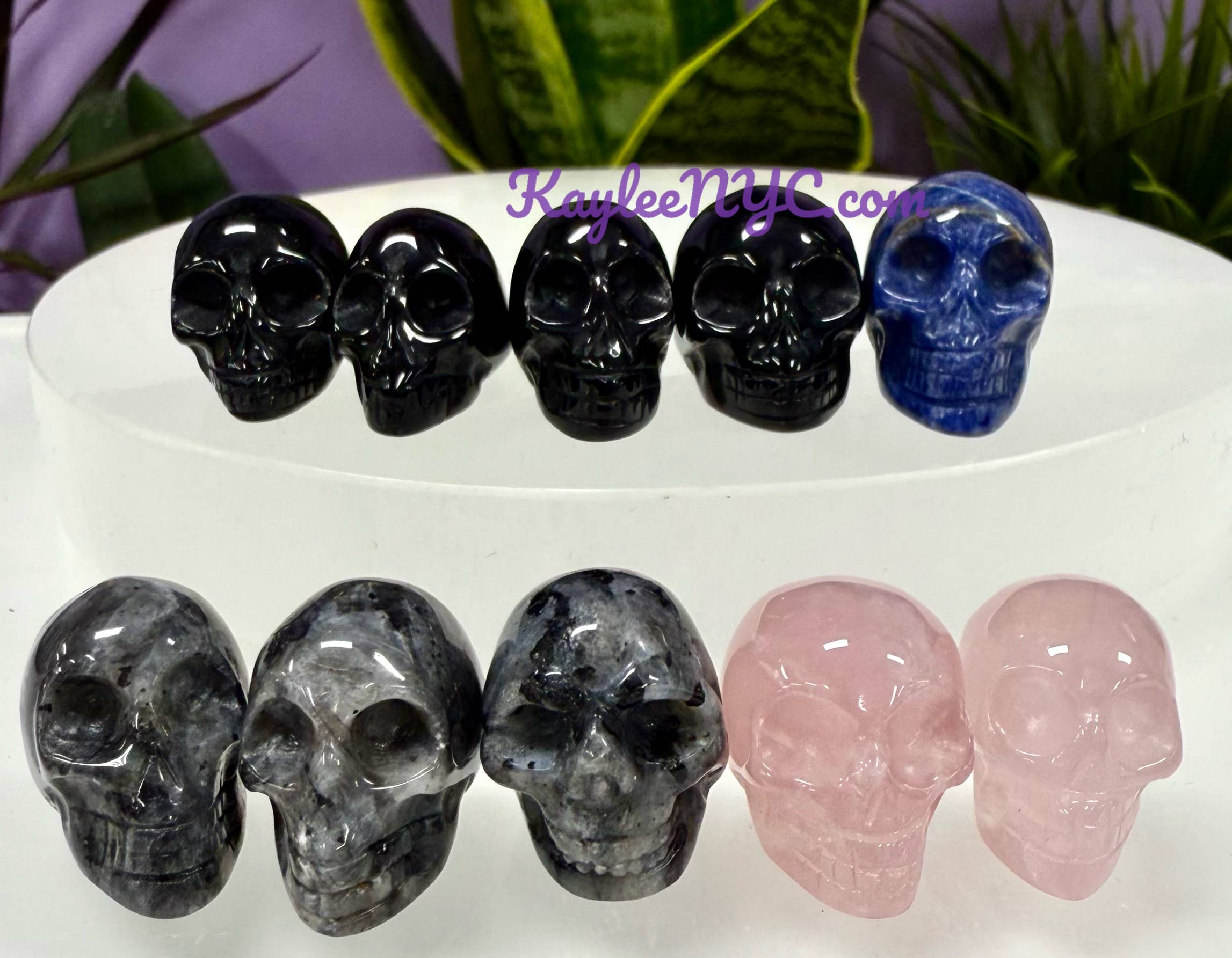 Assorted Stone Skulls
