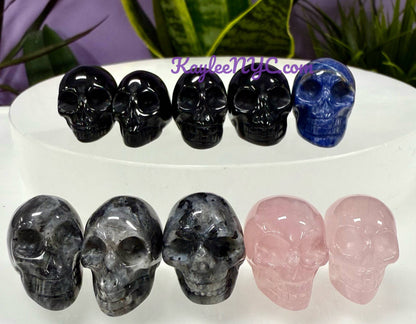Assorted Stone Skulls
