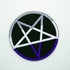 Asexual Pride Pentagram Iron On Patch