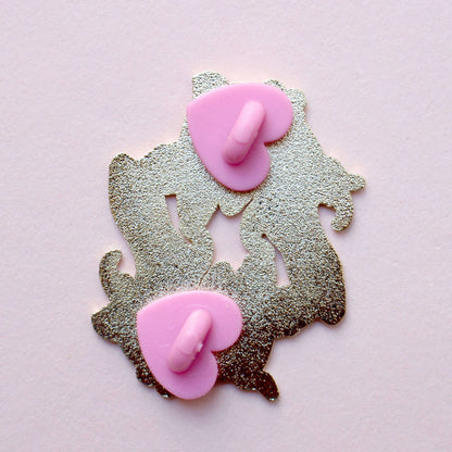 Circling Fish Enamel Pin