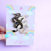Snakes Embroidered Iron-On Patch