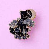 Cloud Cat Enamel Pin