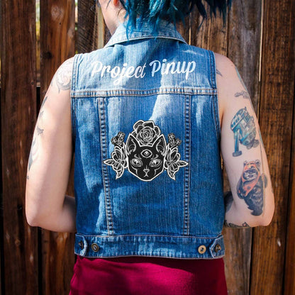 Mystique Three-Eyed Cat Large Patch