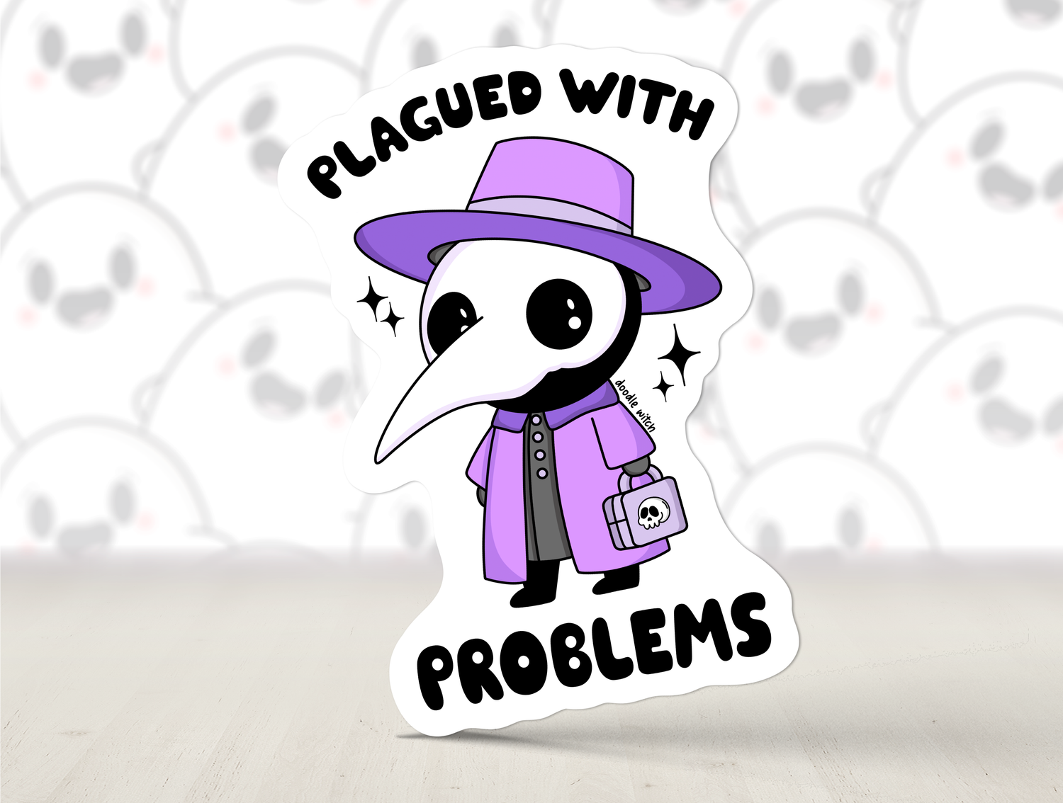 Plagued With Problems, Plague Doctor Stickers