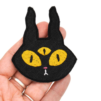 Alien Cat Iron on Patch