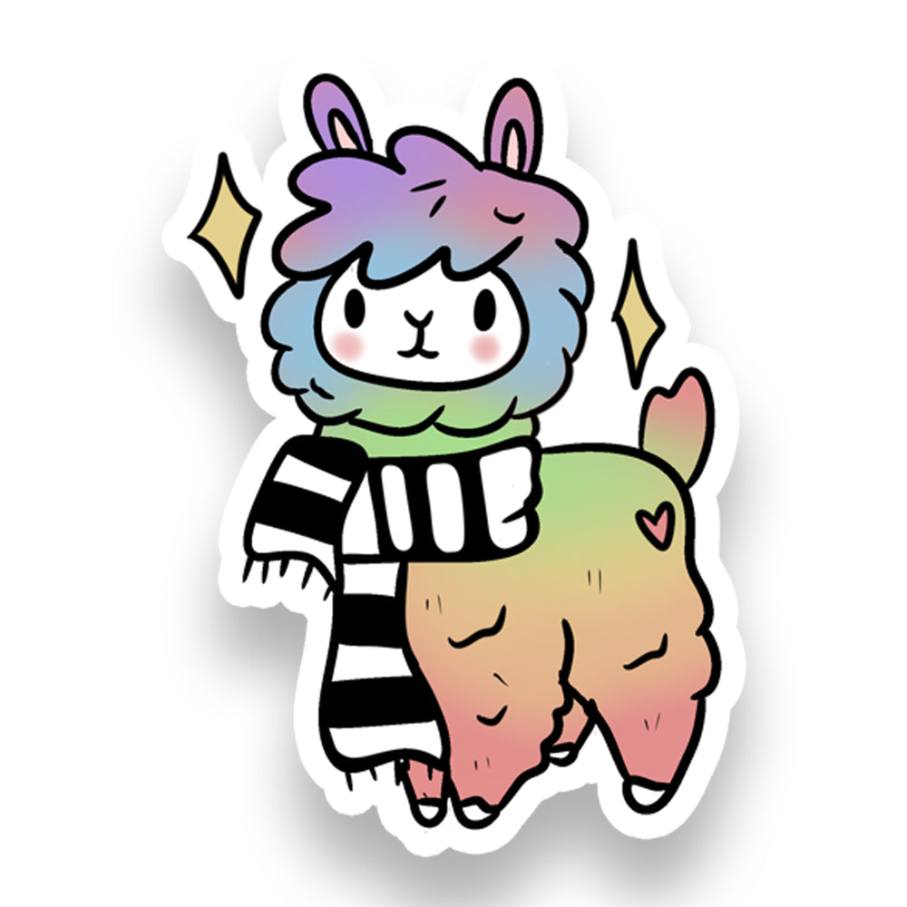 Alpaca Vinyl Sticker