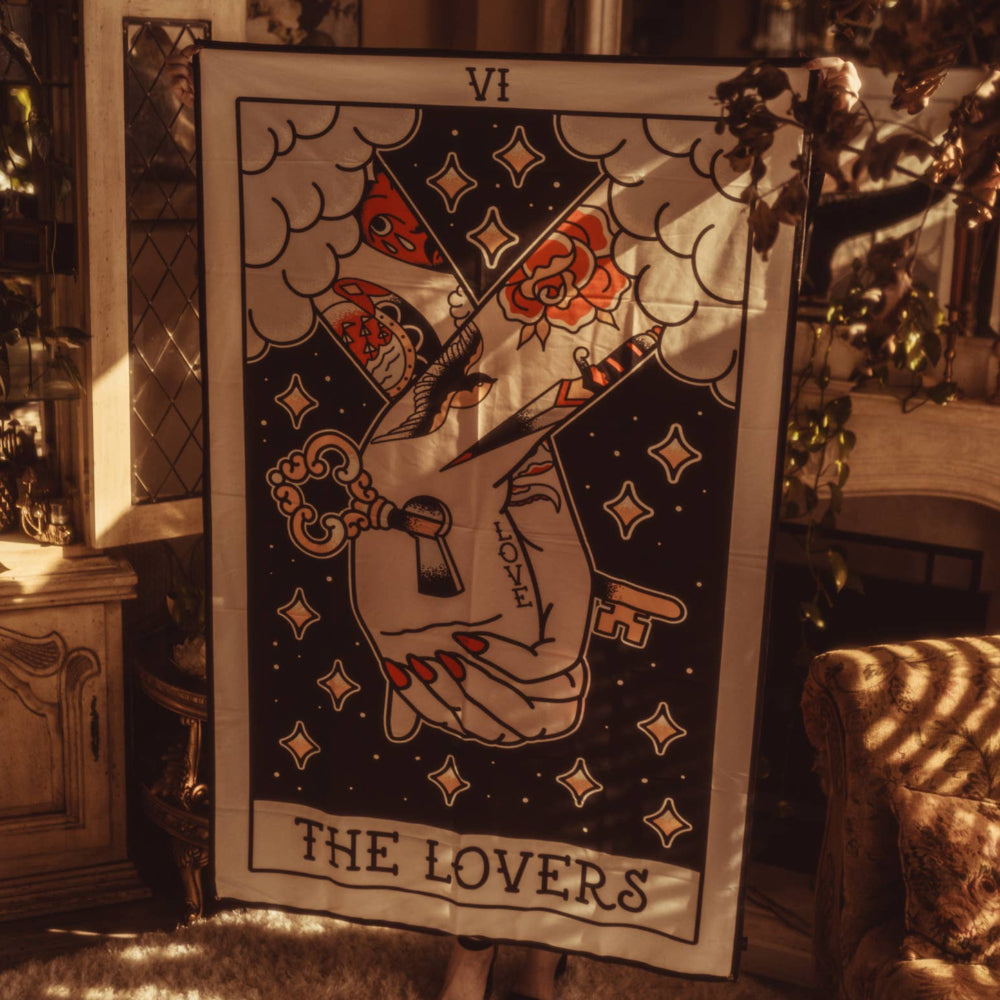 American Traditional Lovers Tapestry