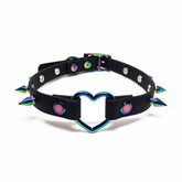 Aorta Rainbow Sinister Heart Collar Large (16.5-19")