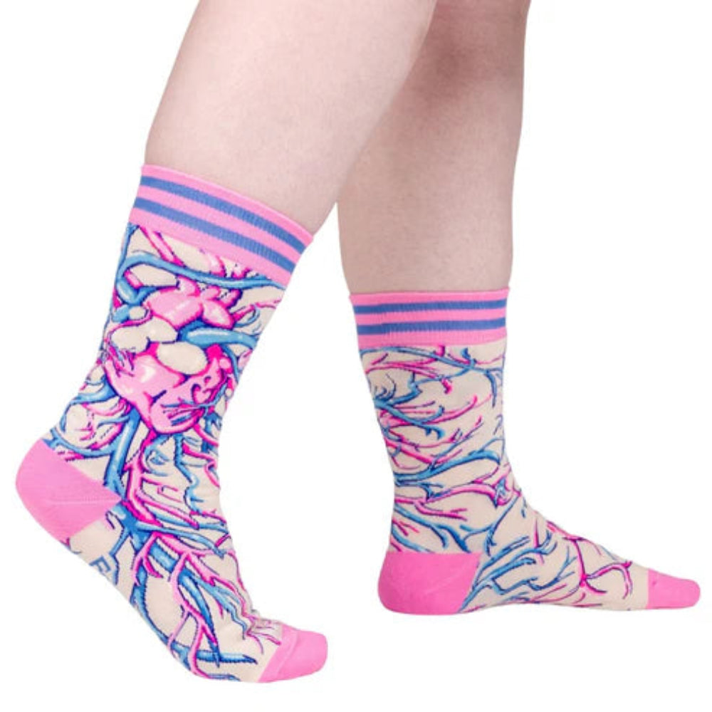 Aortic Entanglement Crew Socks