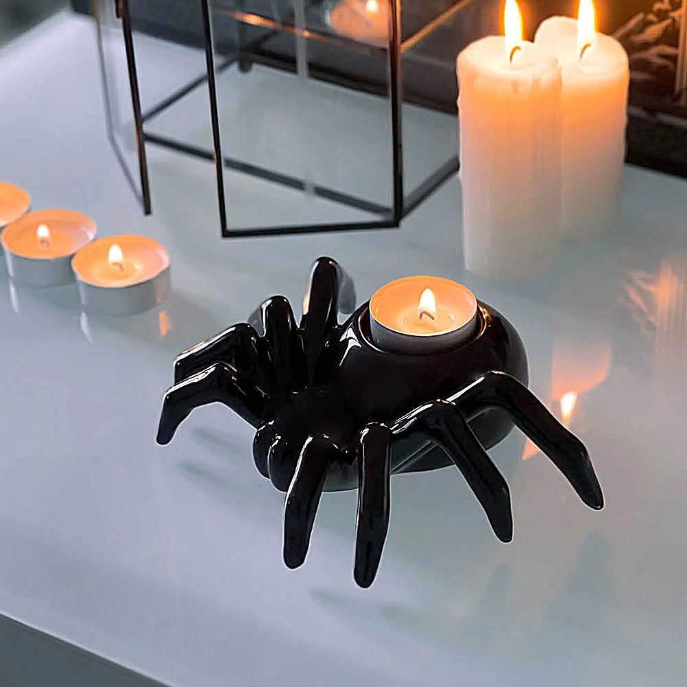 Arachnid Candle Holder Home Decor Killstar   