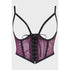 Arden Lace Basque Plum