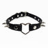Aorta Sinister Spiked Heart Collar Large (16.5-19")