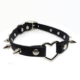 Aorta Sinister Spiked Heart Collar