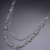 Barbed Wire Layered Waist Chain