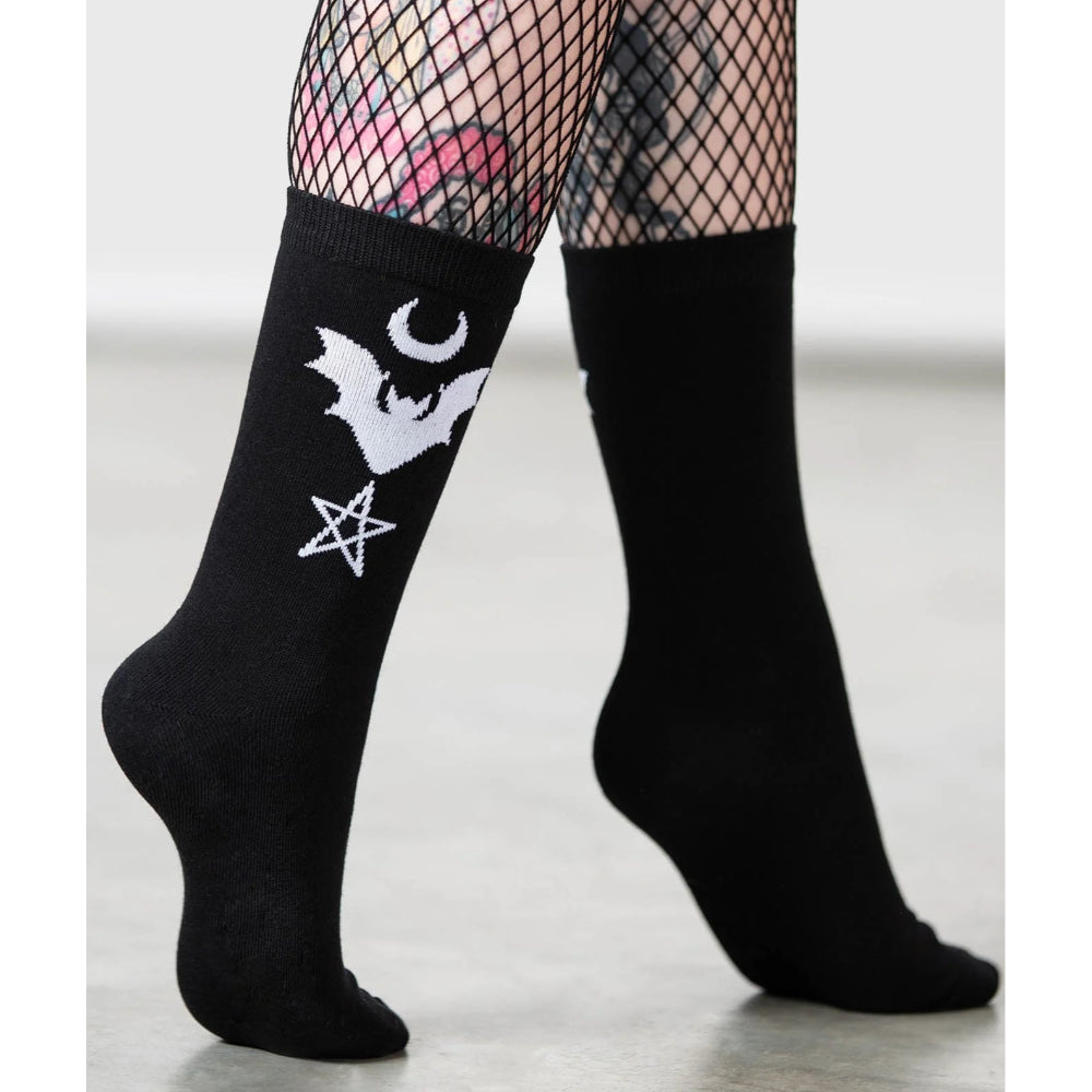 Bat Magic Socks Clothing Killstar   
