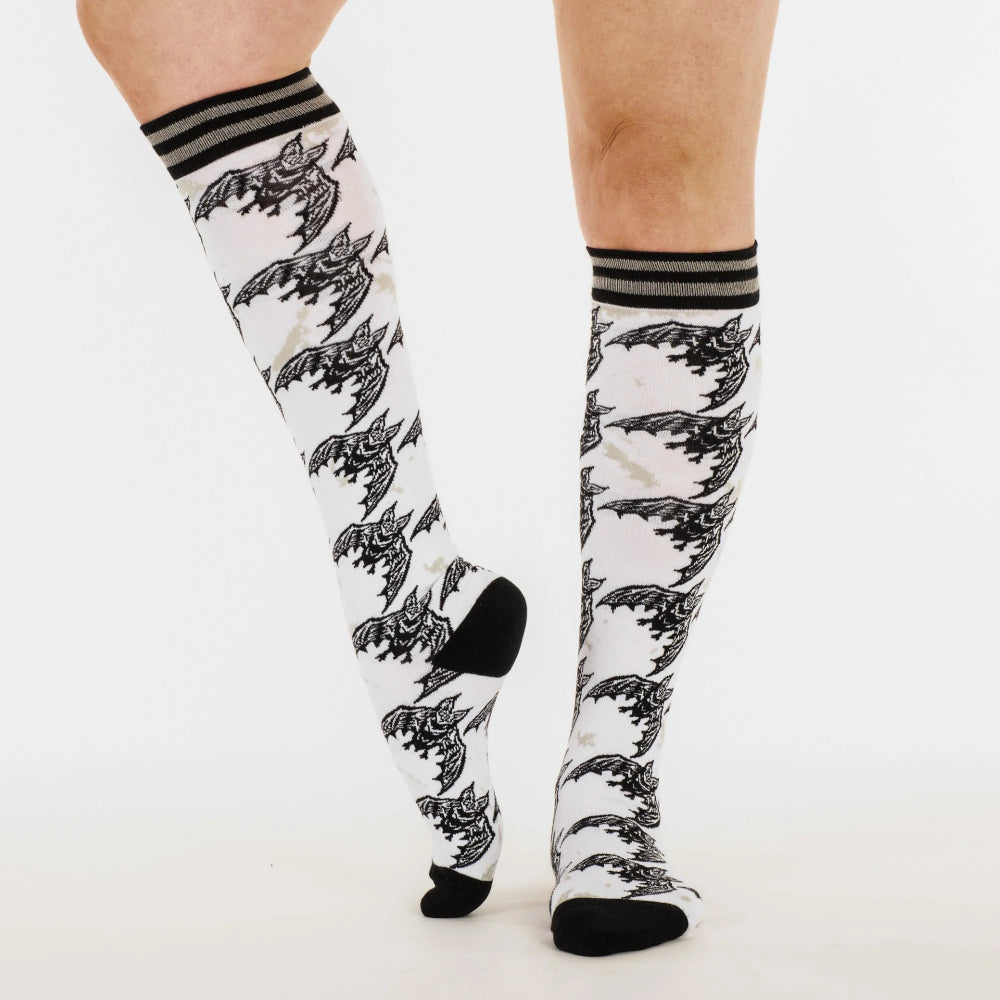 Batstooth Knee High Socks Clothing FootClothes   