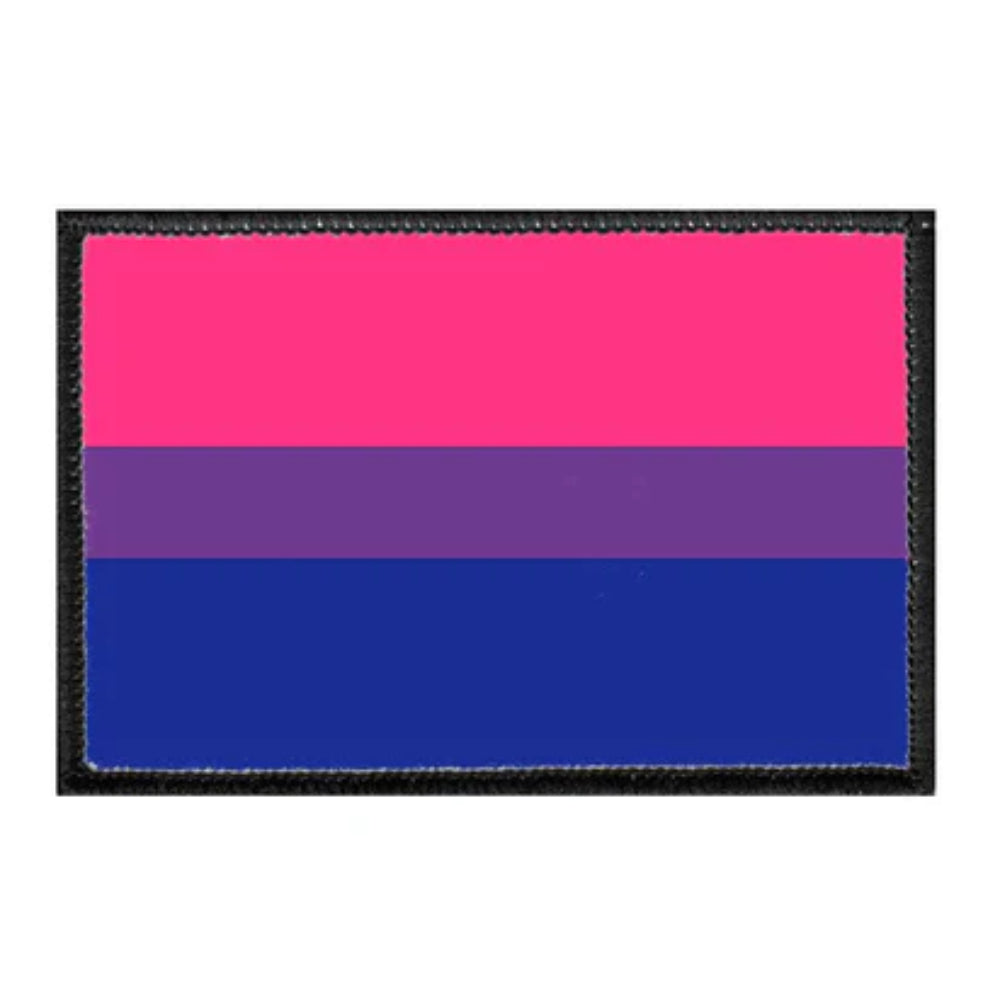 Bisexual Pride Flag Removable Patch Bric-A-Brac PullPatch   