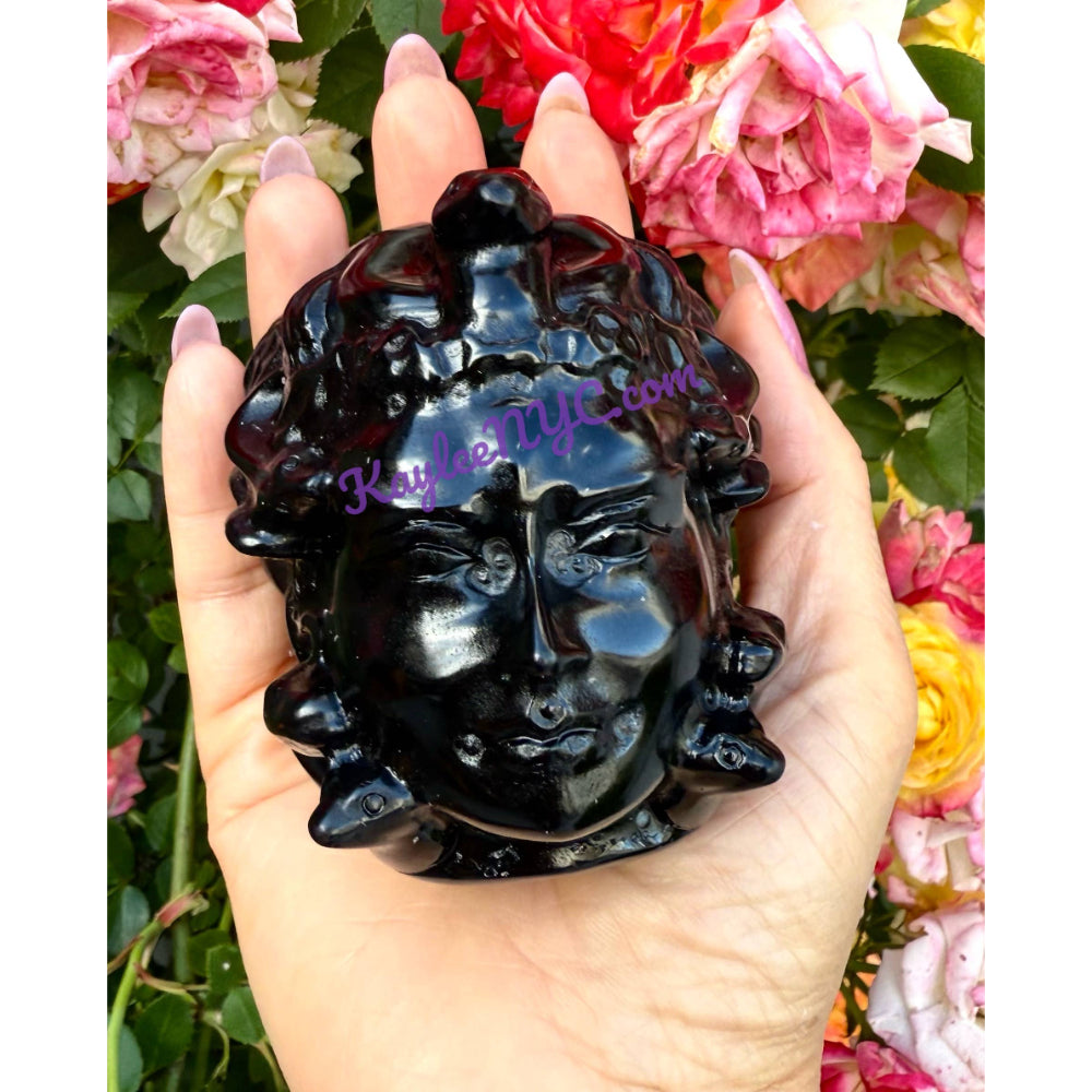 Black Obsidian Medusa