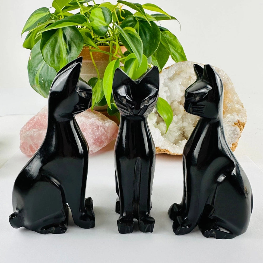 Black Onyx Cat Home Decor Rock Paradise   