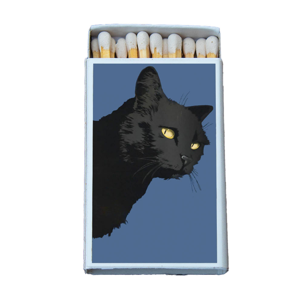 Black Cat Matchbox
