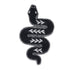 Black and Gray Snake Iron On Patch