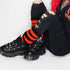 Bloodthirst Striped Leg Warmers Black/Red