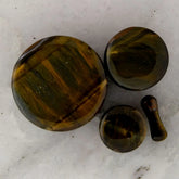 Blue Tiger Eye Stone Plugs