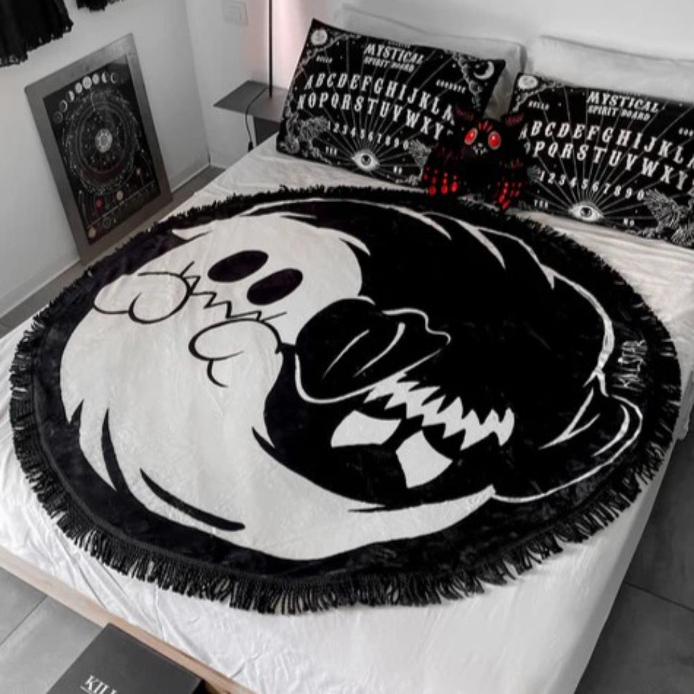 Boo Eek Round Blanket Home Decor Killstar   