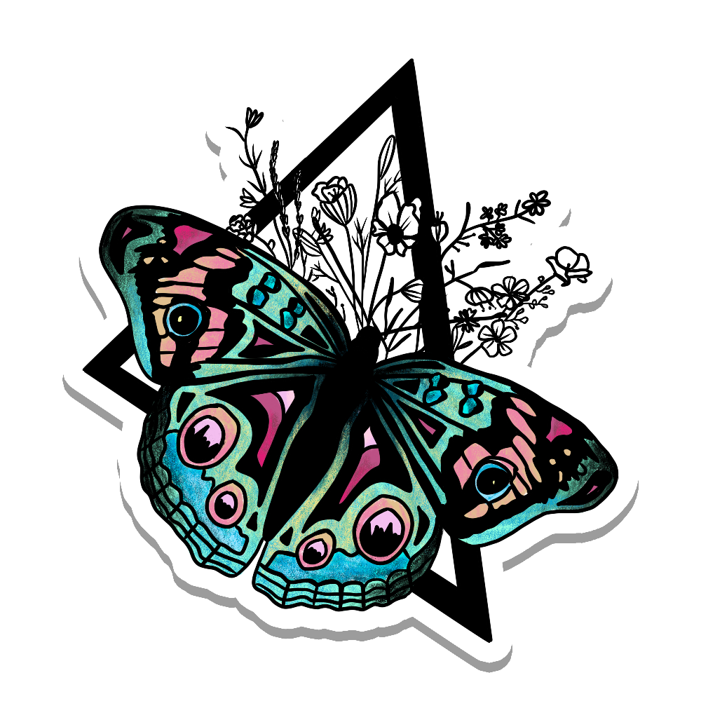 Butterfly Sticker