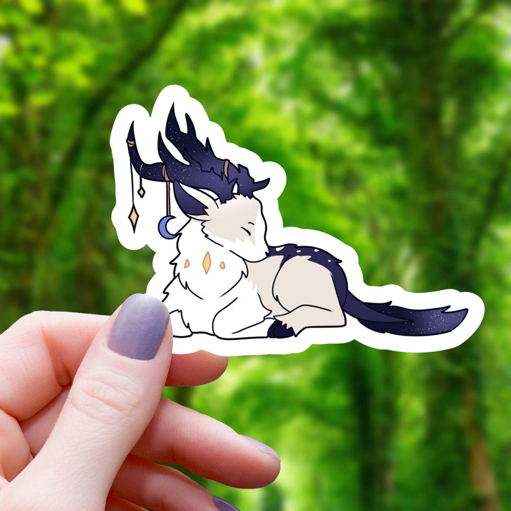 Celestial Deer Sticker