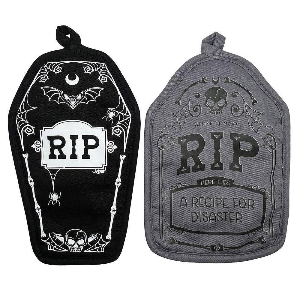 Cemetery Pot Holders Set of 2