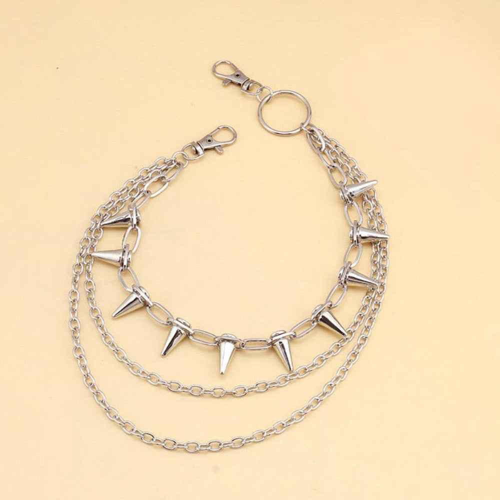 Chain and Spikes Waist Chain