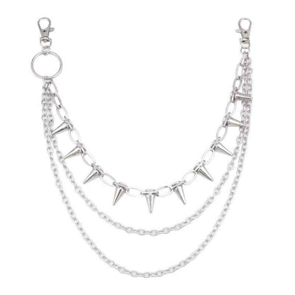 Chain and Spikes Waist Chain