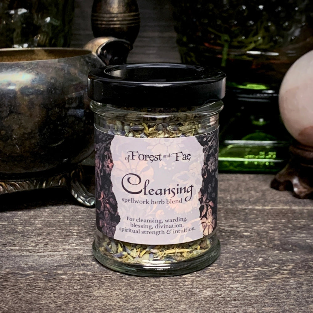 Cleansing Spellwork Herb Blend Witchcraft of Forest and Fae   