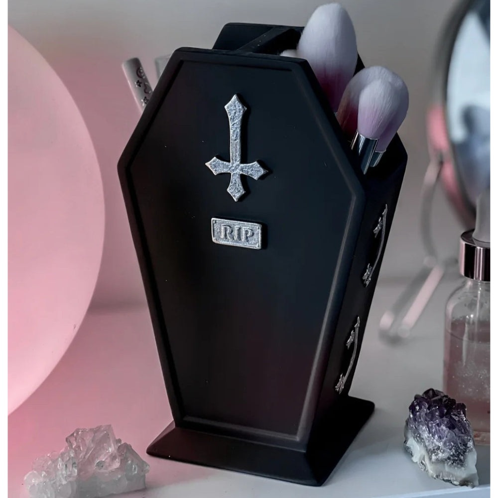 Coffin Brush Holder