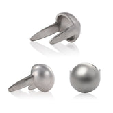Cone Stud Mini 1/4" Silver