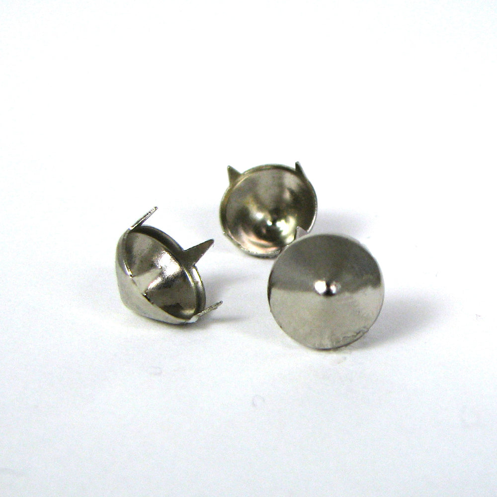 Cone Stud Size 9 Silver