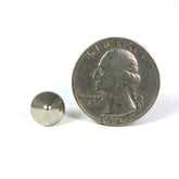 Cone Stud Size 9 Silver