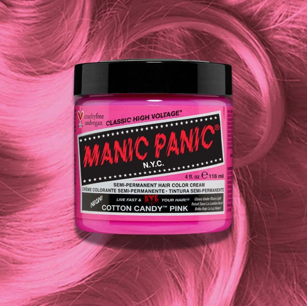Cotton Candy Pink Classic High Voltage Hair Color