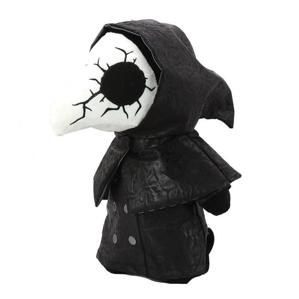 Cracked Mask Plague Doctor Plush Backpack