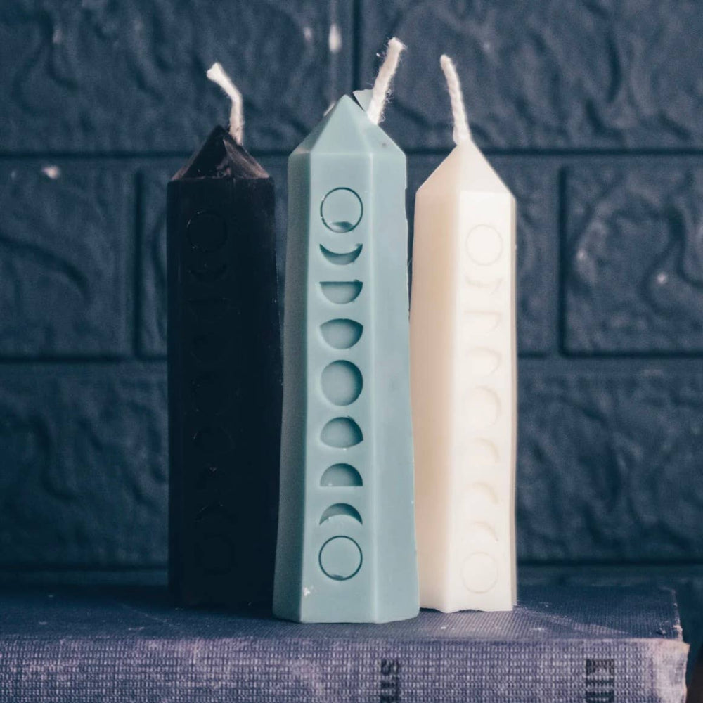 Crystals Pillar Candle