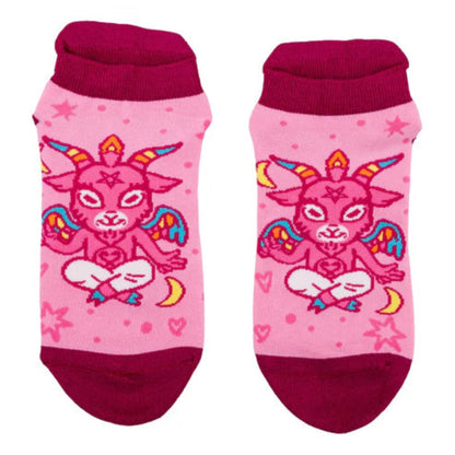Cute Baphomet Ankle Socks