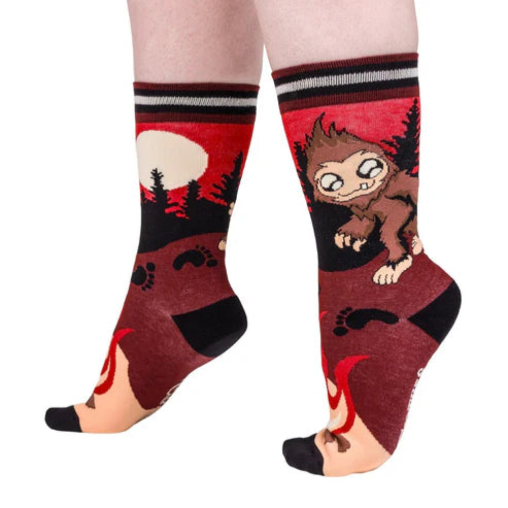 Cute Bigfoot Crew Socks