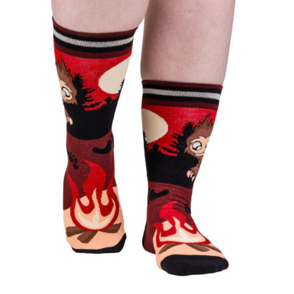 Cute Bigfoot Crew Socks